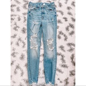 H&M Distressed Skinny Jeans